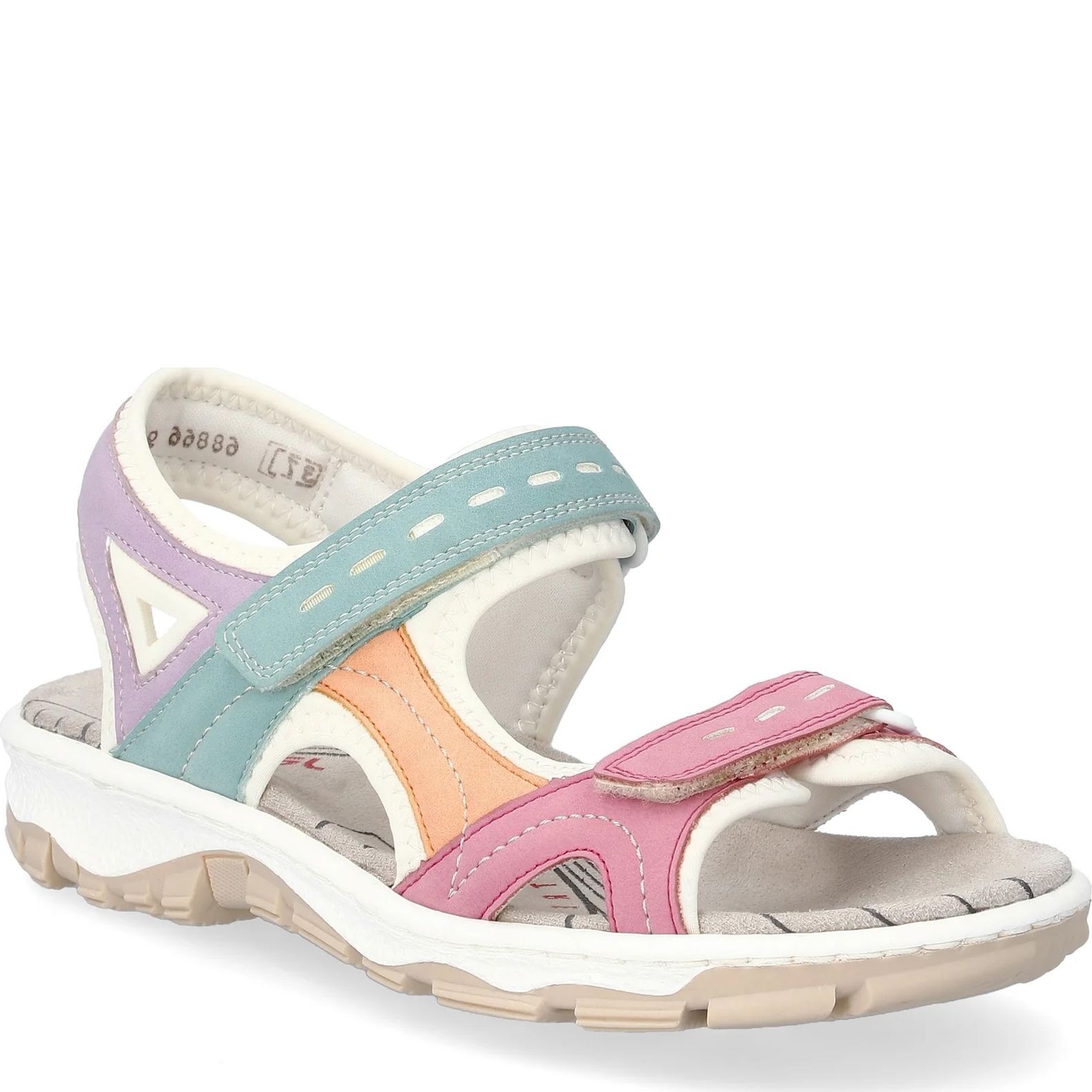 RIEKER Basutės moterims, Marga, SANDALS 1