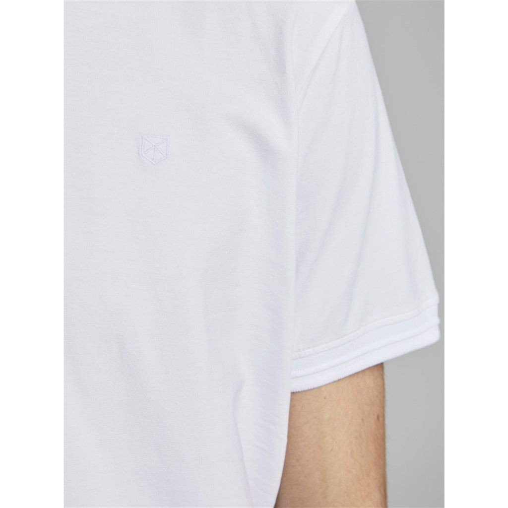 JACK & JONES Polo marškiniai trumpos rank. vyrams, Balta, JPRBLALOGO SPRING SS 4