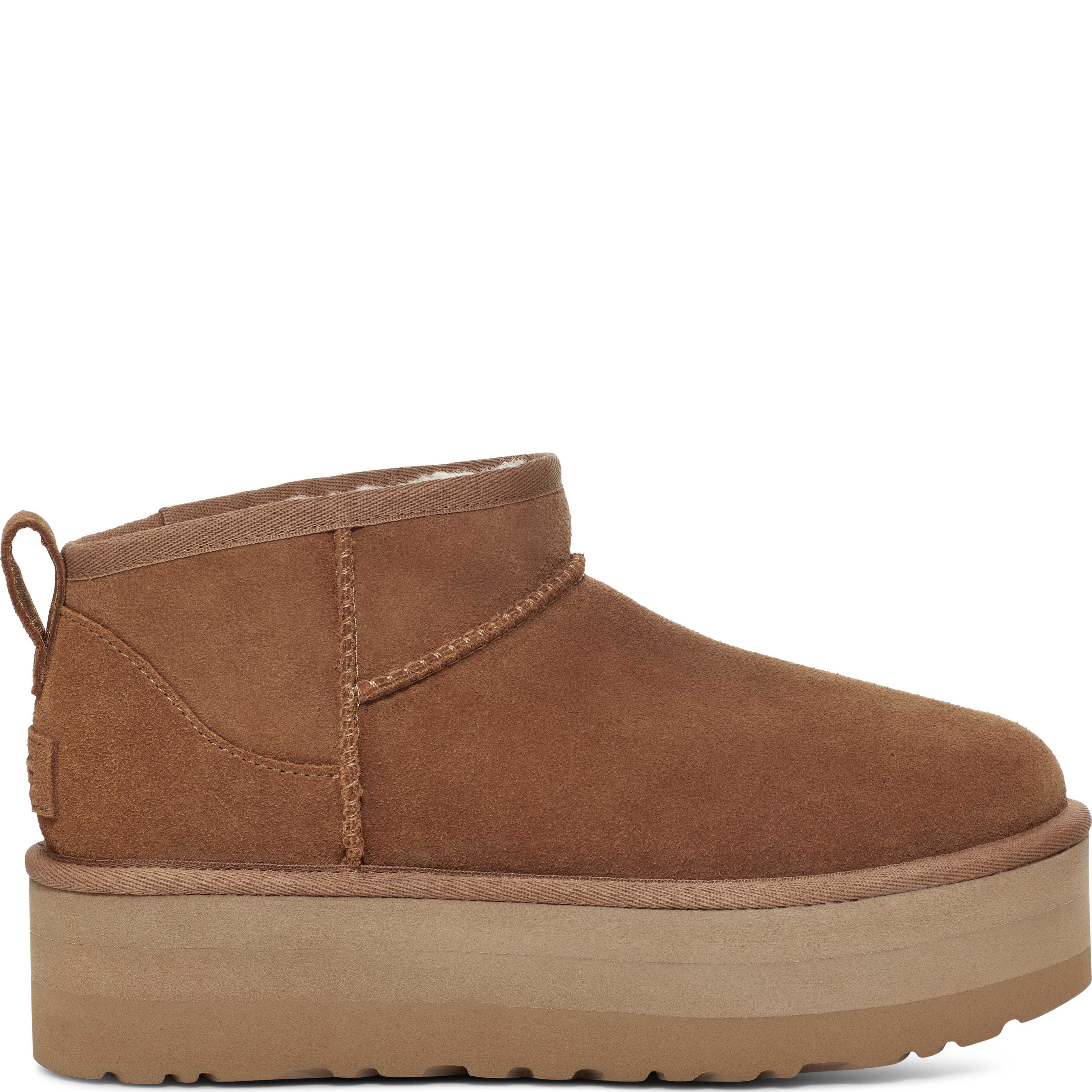 UGG Aulinukai moterims, Ruda, Classic Ultra Mini booties 7