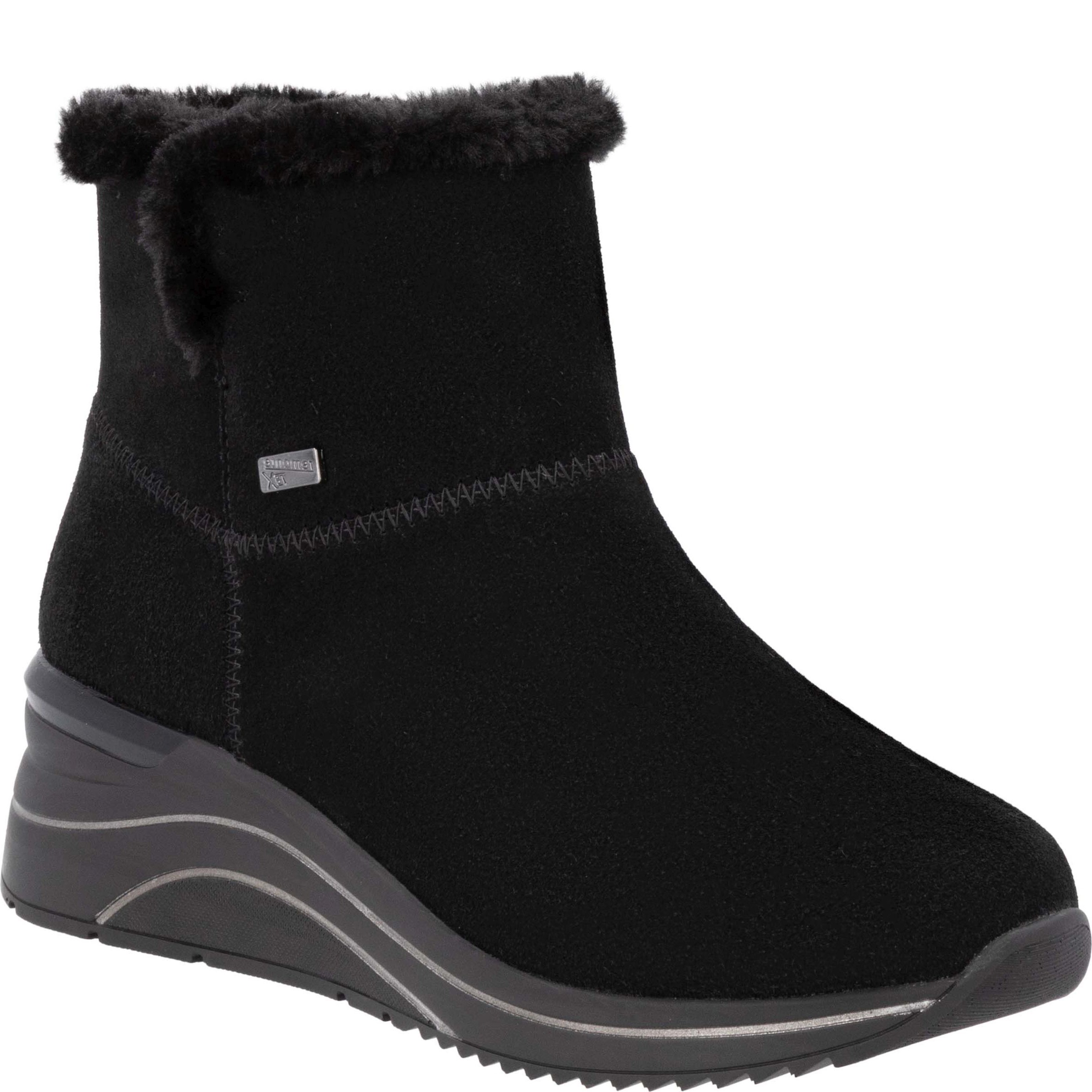 REMONTE Aulinukai moterims, Juoda, Ladies mid height boots 1