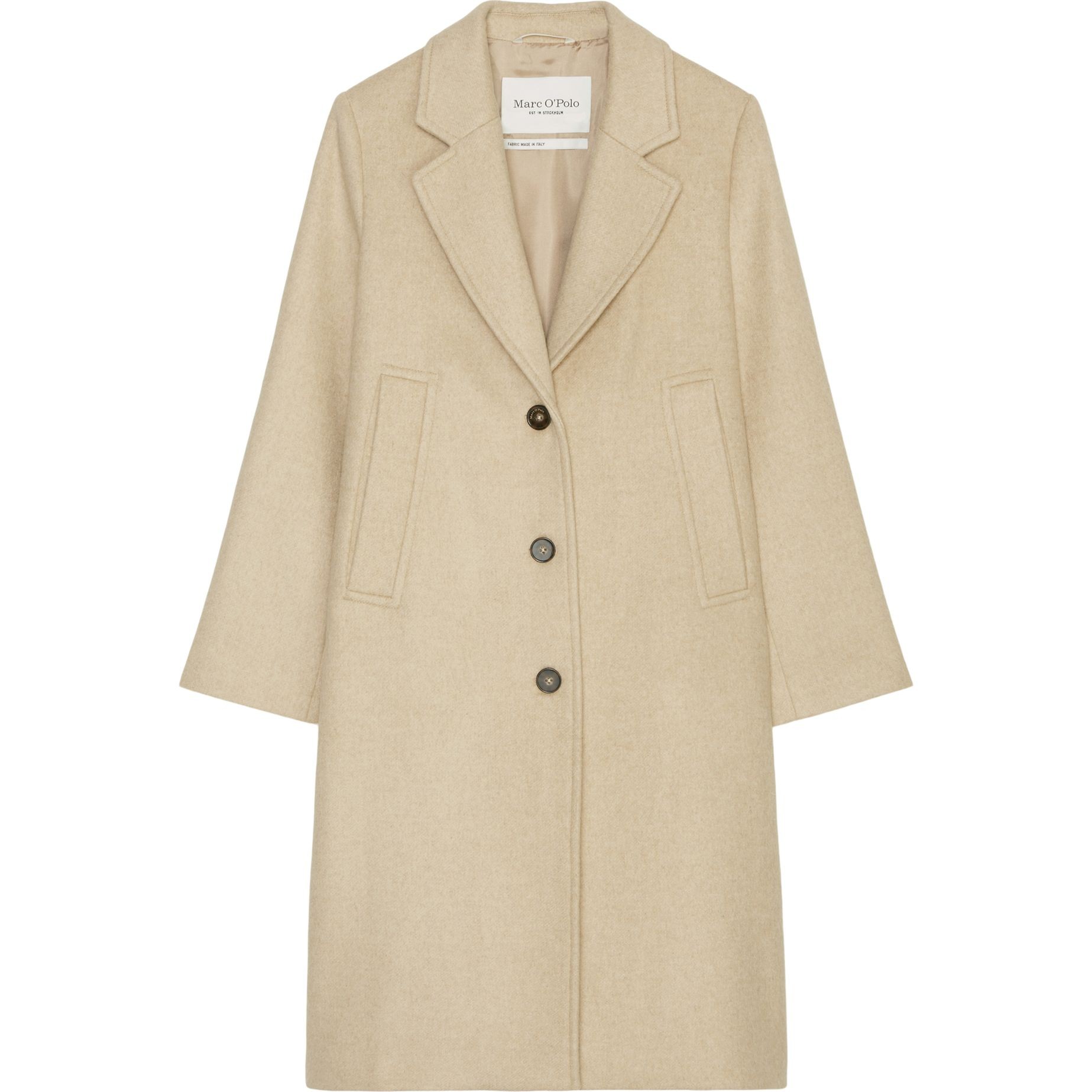 MARC O'POLO Paltas moterims, Smėlio, Coats 408029471265 1