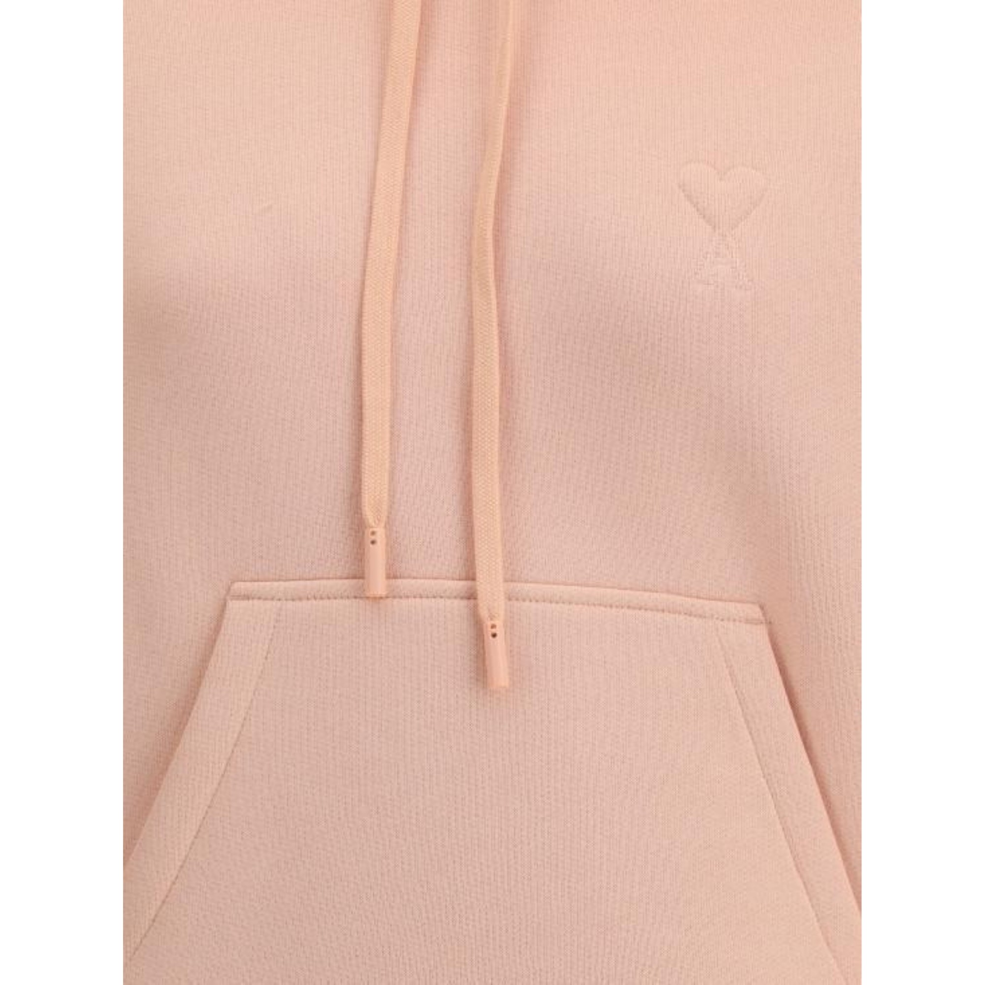 AMI PARIS Džemperis, Smėlio, Ami de coeur embossed hoodie 3