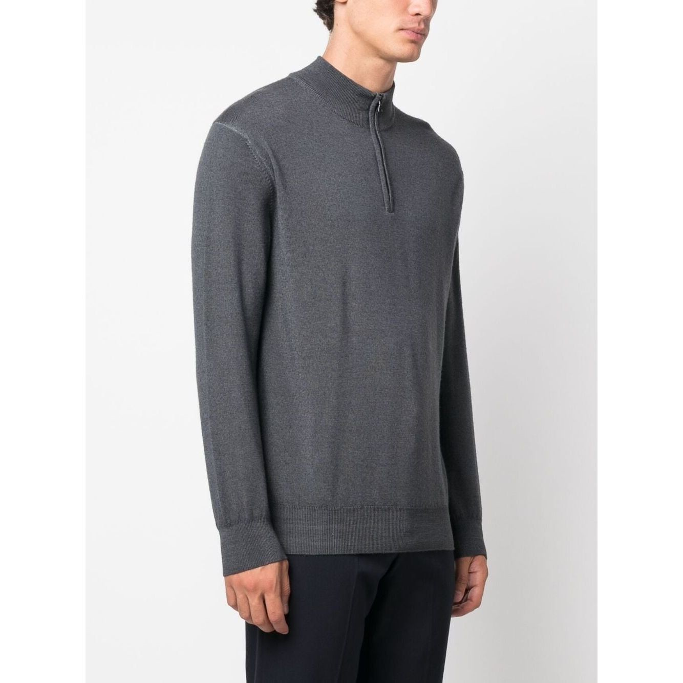 PAULNSHARK Sportinis nertinis vyrams, Balta, Maglia half zip 2