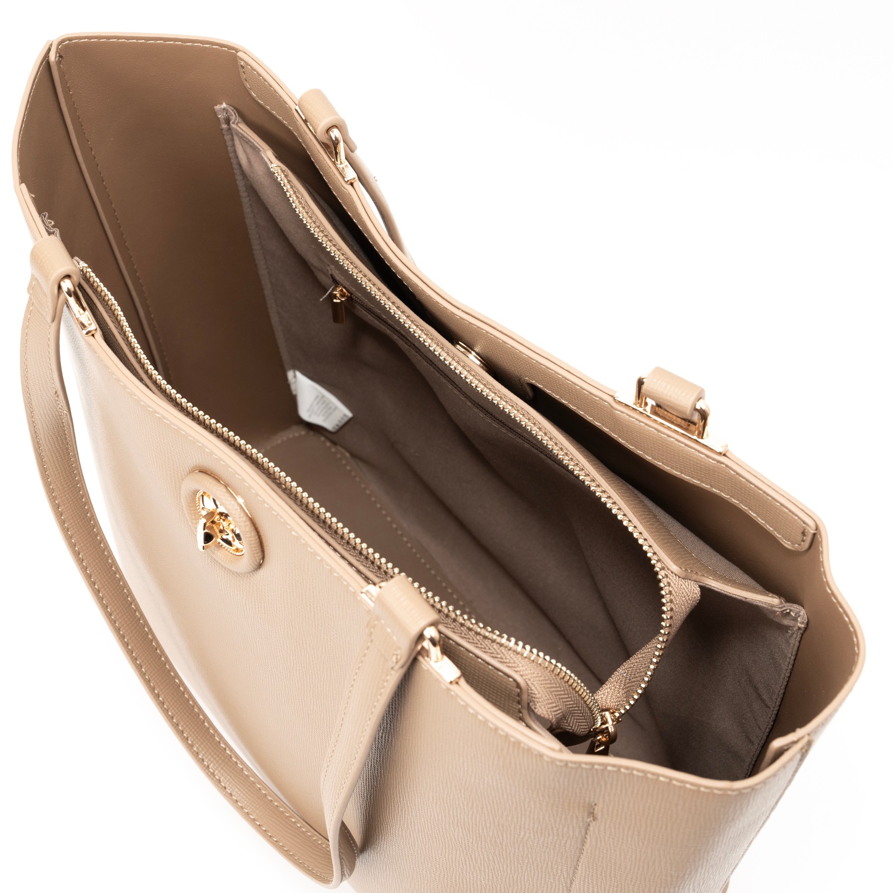 JULICE Pirkinių krepšys moterims, Ruda, Tote bag 3