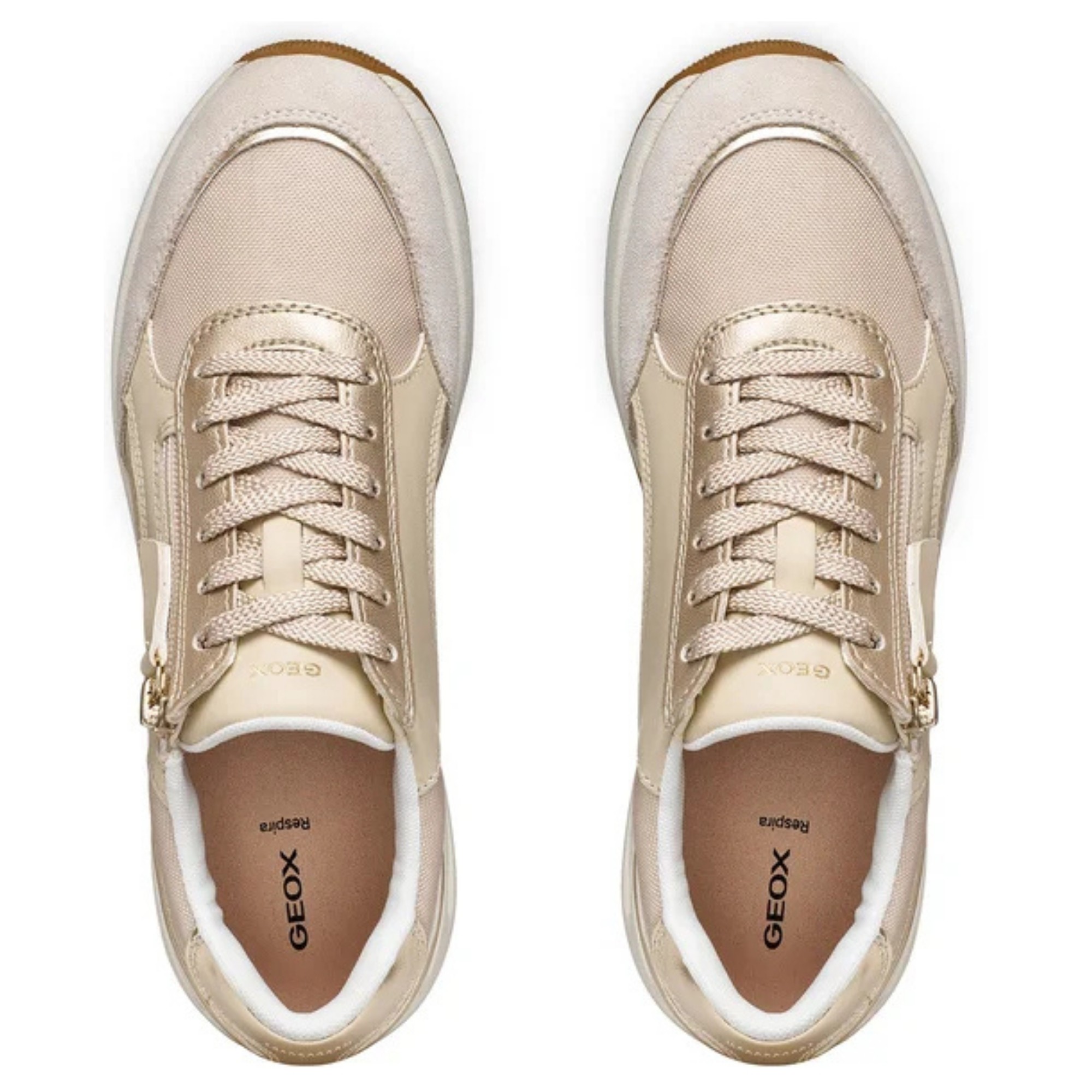 GEOX Sportbačiai moterims, Smėlio, Bulmya sneakers 4