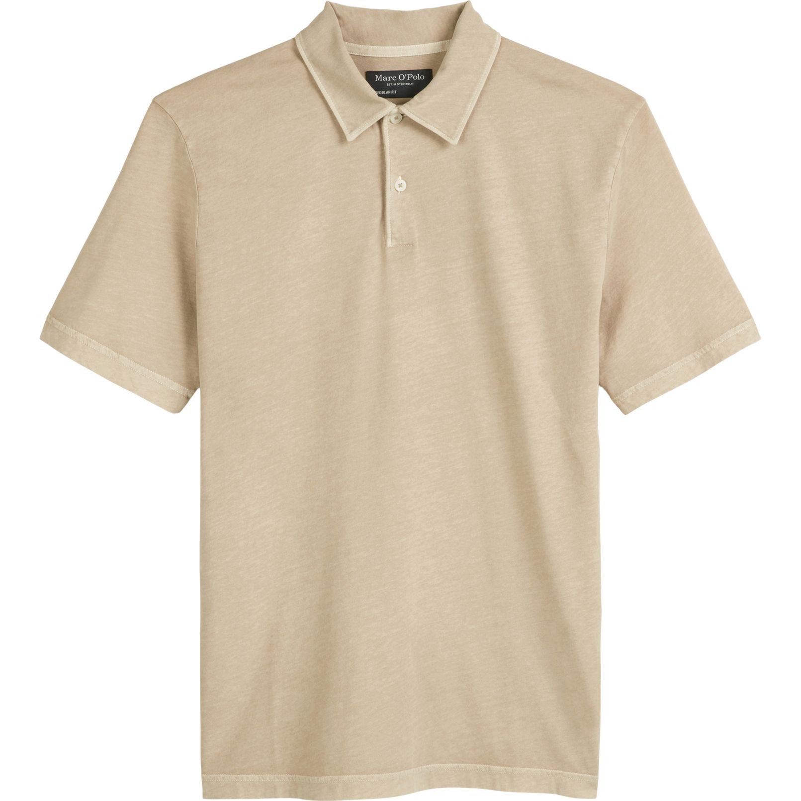 MARC O'POLO Polo marškiniai trumpos rank. vyrams, Smėlio, Polo short 524221053056 1