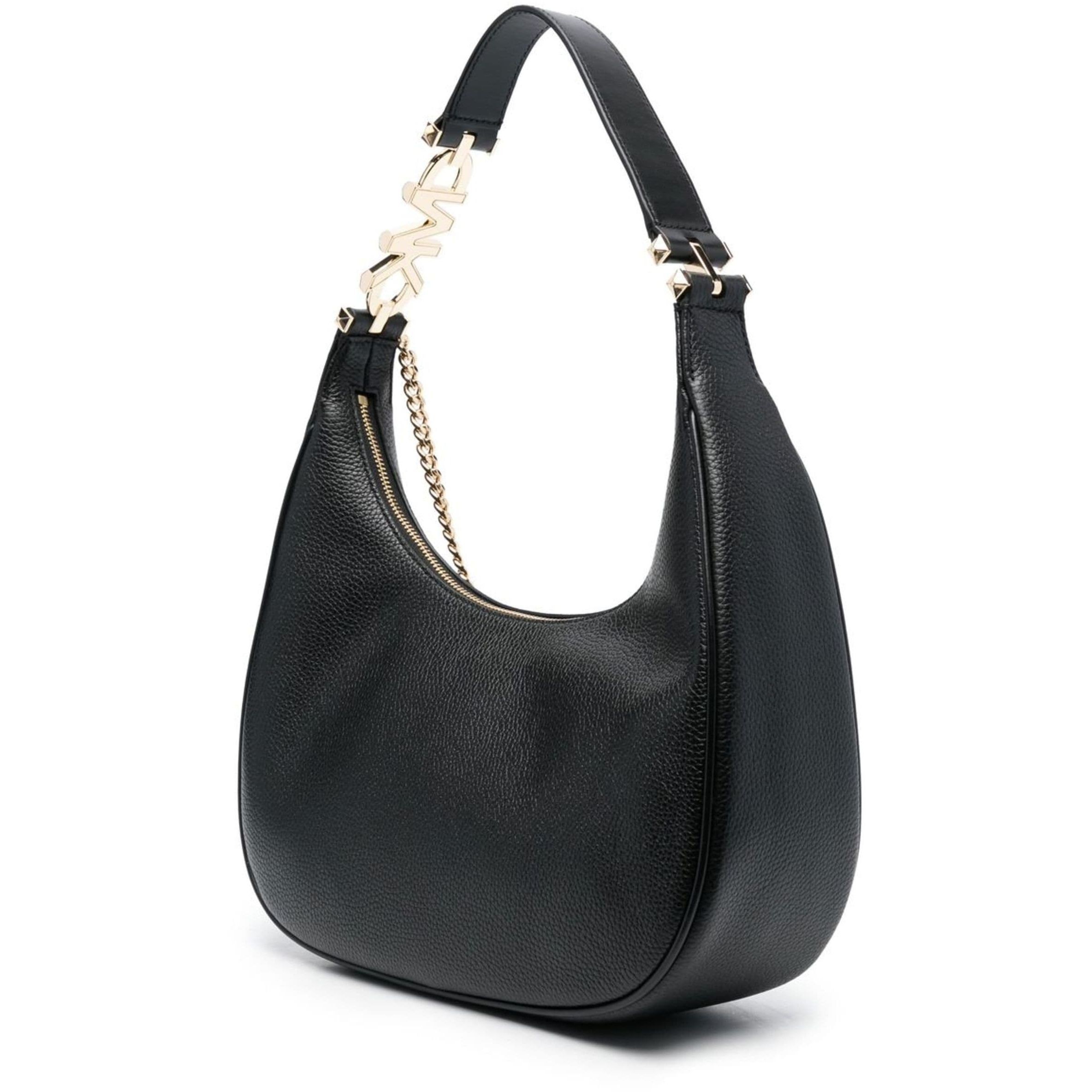 MICHAEL KORS Rankinė per petį moterims, Juoda, Large hobo shoulder bag 2