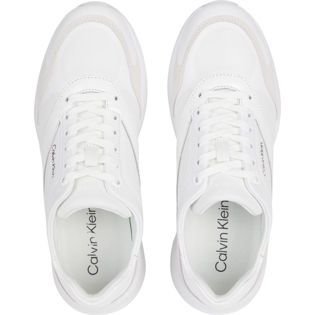 CALVIN KLEIN Sportiniai bateliai moterims, Balta, Elevated runner sport shoe 4