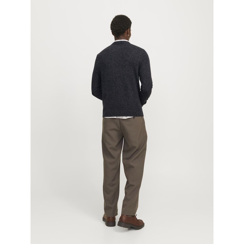 JACK & JONES Megztinis vyrams, Pilka, Lambs wool knit crew neck 6