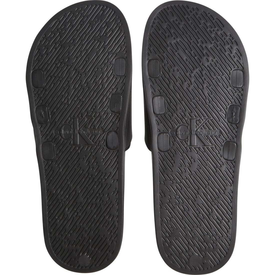 CALVIN KLEIN JEANS Šlepetės vyrams, Juoda, Slide monogram 4