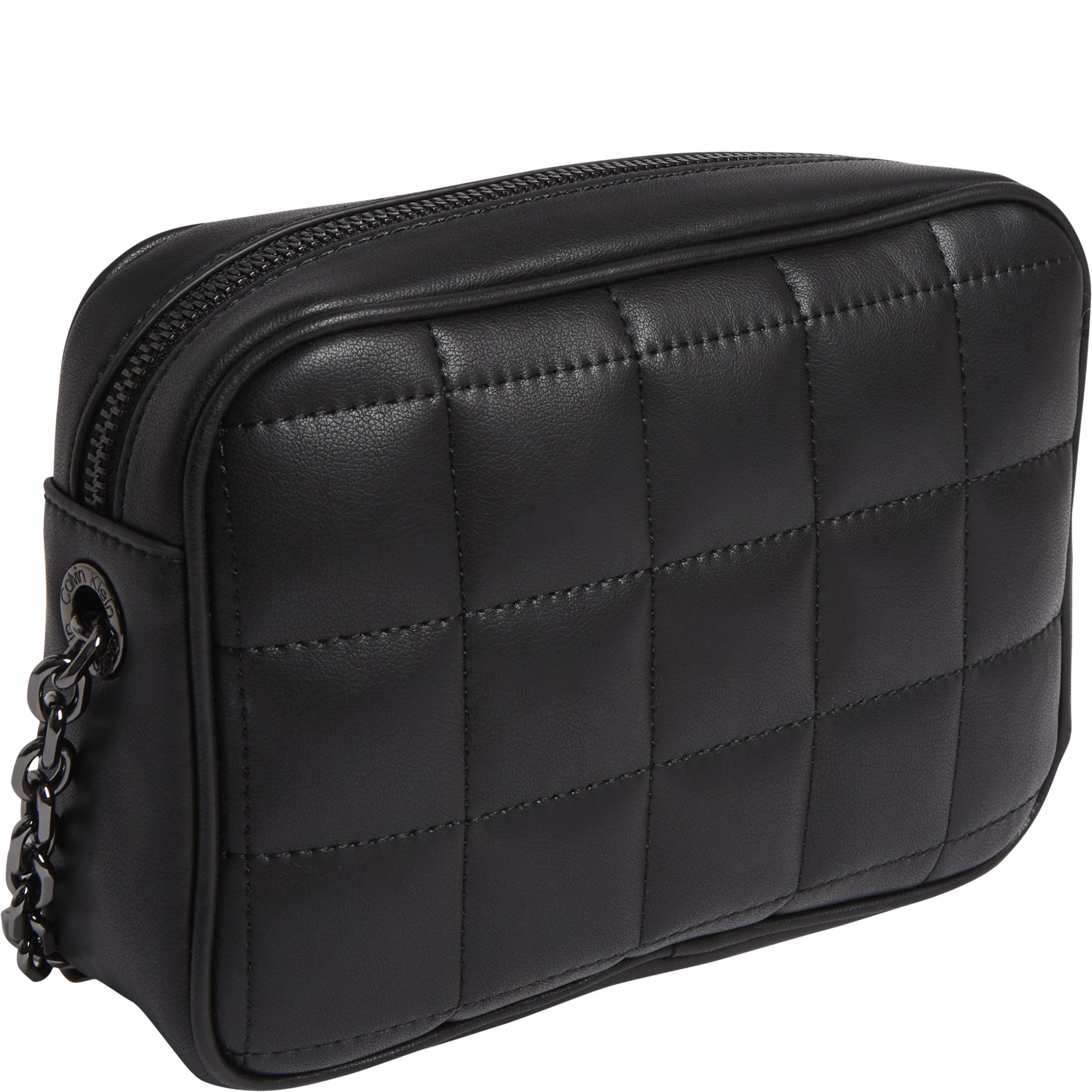 CALVIN KLEIN Rankinė per petį moterims, Juoda, Re-lock quilt camera bag 2