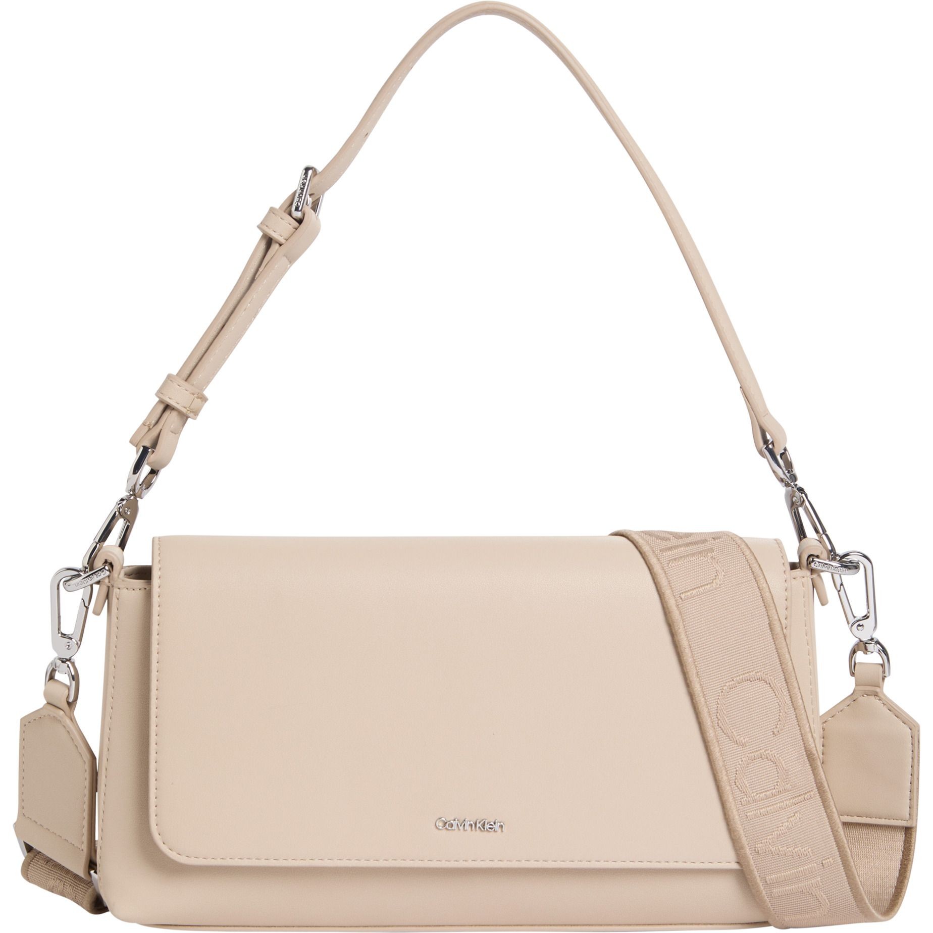 CALVIN KLEIN Rankinė per petį moterims, Kūno, Must convertible shoulder bag 1