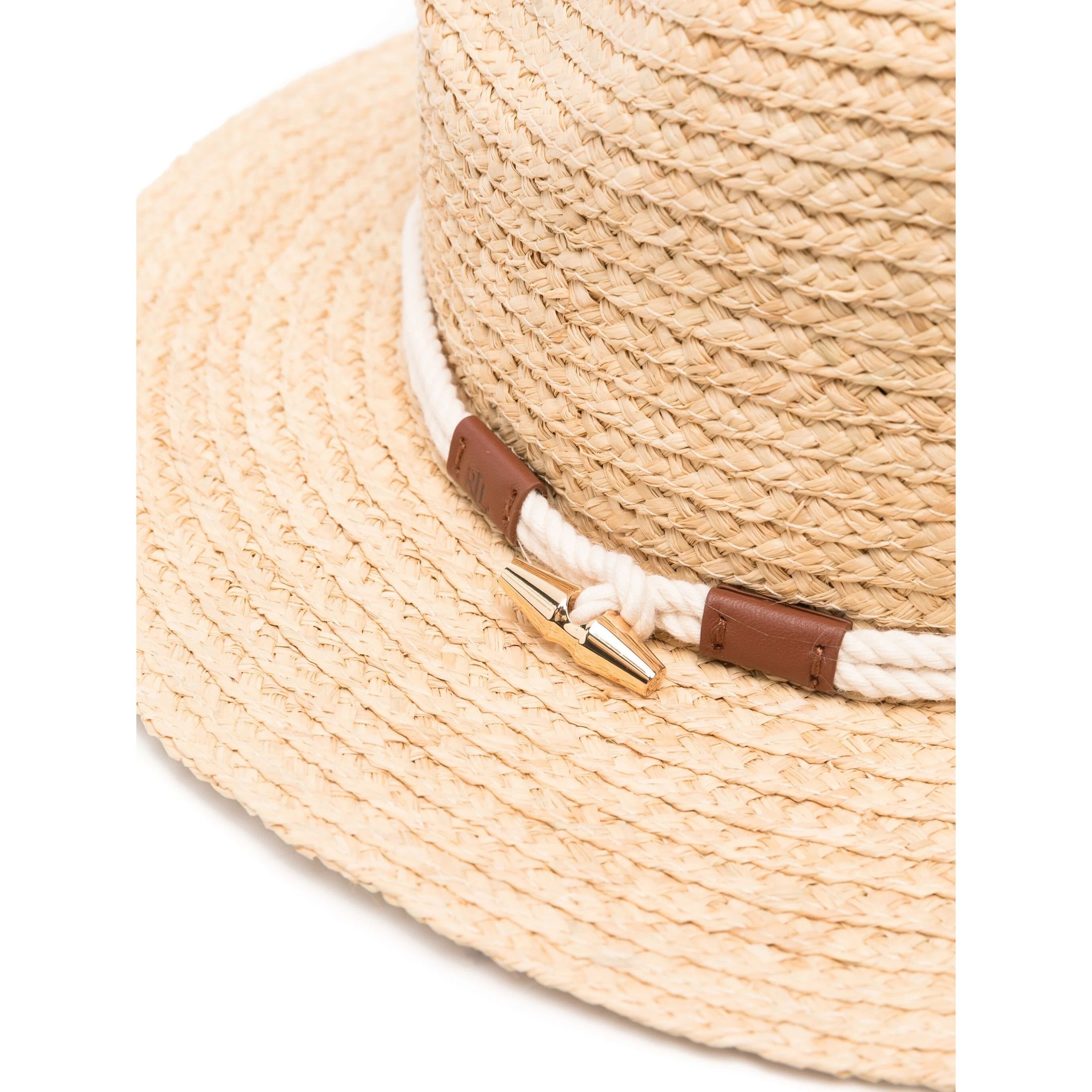 LAUREN RALPH LAUREN Skrybėlė moterims, Smėlio, Raffi fedora hat 2