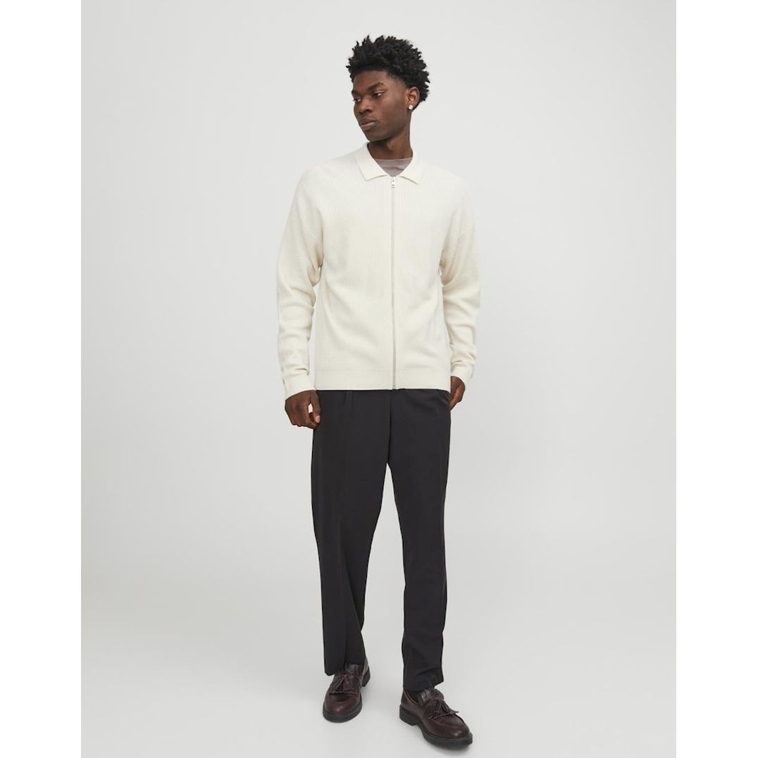 JACK & JONES Kardiganas vyrams, Balta, Jprccsprin cardigans 4