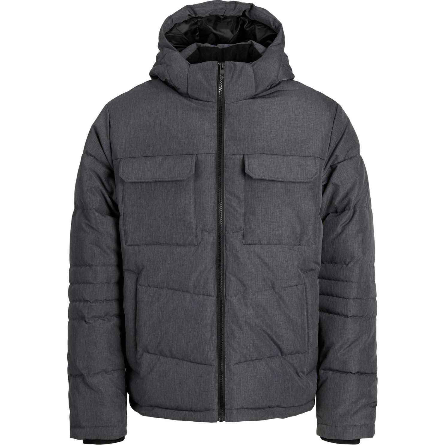JACK & JONES Pūkinė striukė vyrams, Pilka, Build puffer jacket 1
