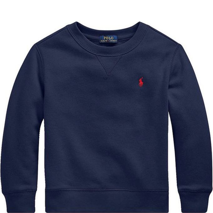 RALPH LAUREN KIDS Megztinis berniukams, Mėlyna, Fleece hoodie (4-7) 1