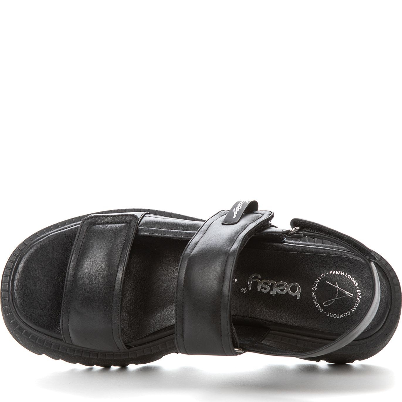 BETSY Basutės moterims, Juoda, SANDALS 4