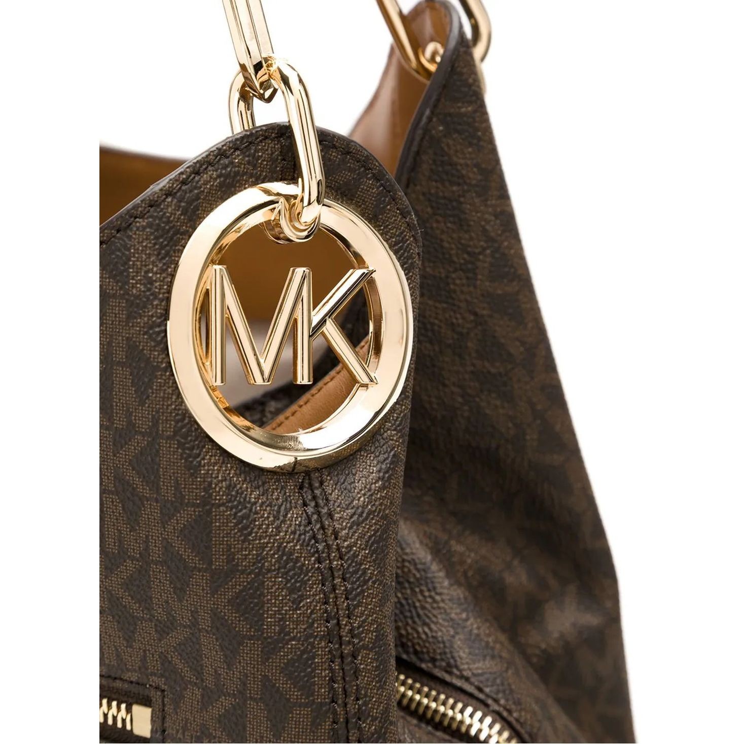 MICHAEL KORS Rankinė per petį moterims, Ruda, LG chain shoulder bag tote 3