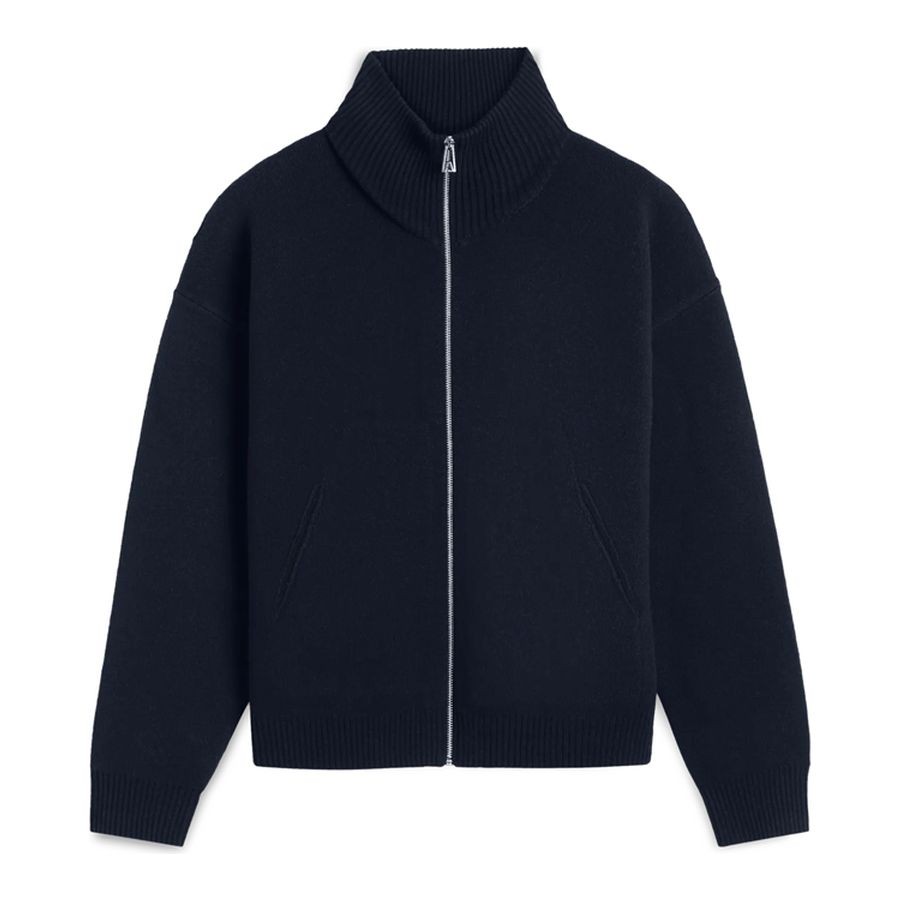 AXEL ARIGATO Megztinis vyrams, Mėlyna, Core zip-up sweater