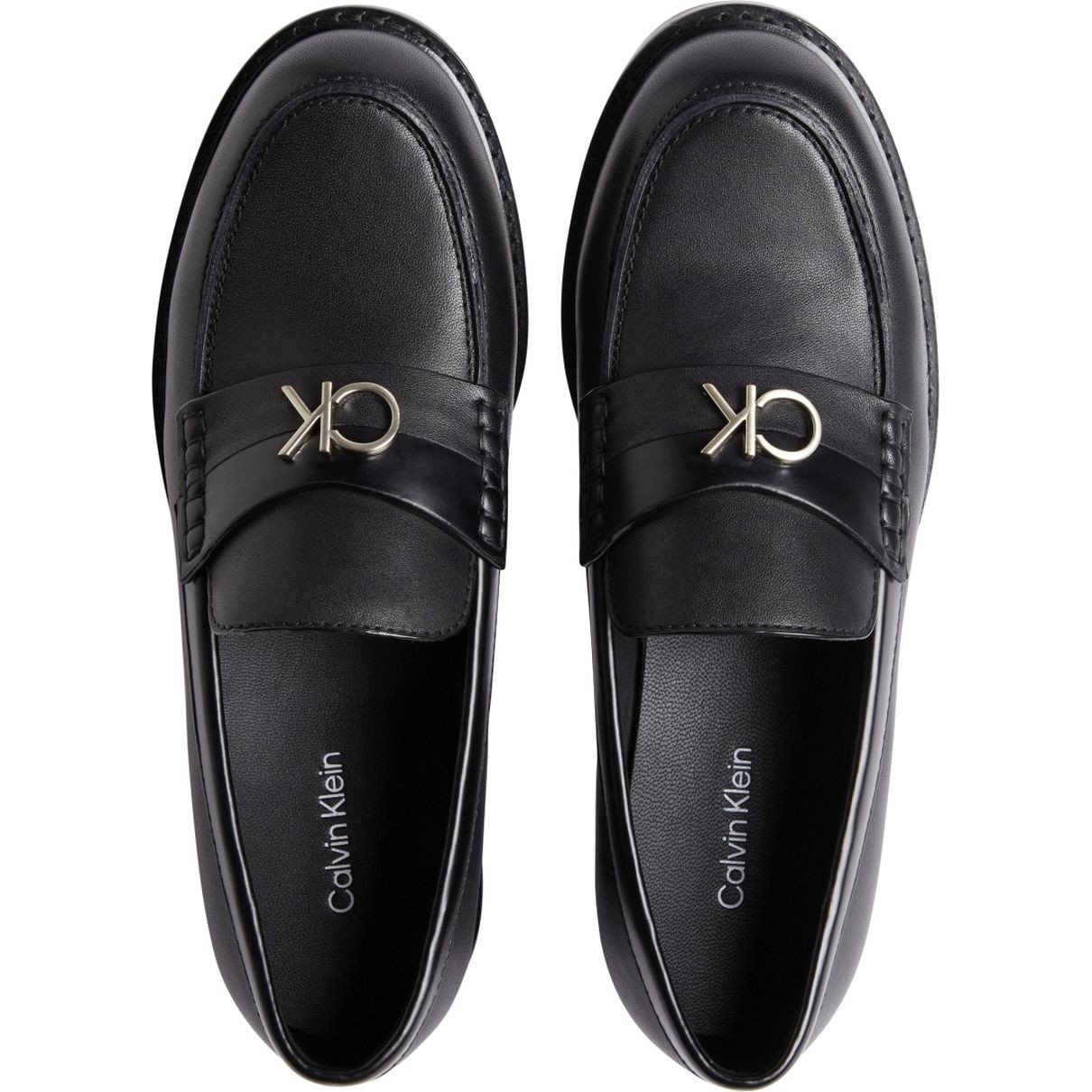 CALVIN KLEIN Loaferiai moterims, Juoda, Sole loafer 3