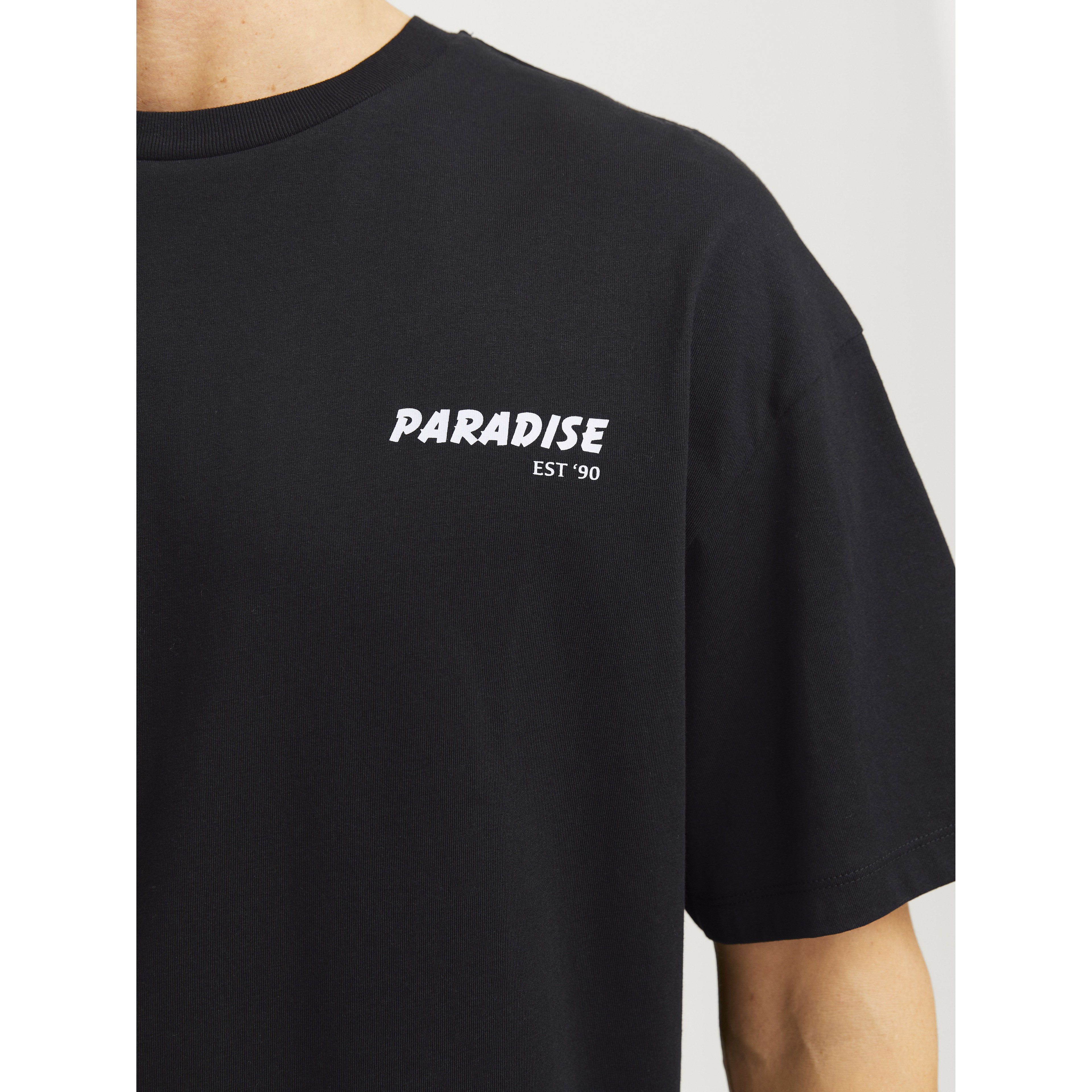 JACK & JONES Marškinėliai vyrams, Juoda, Charge printed tee 6