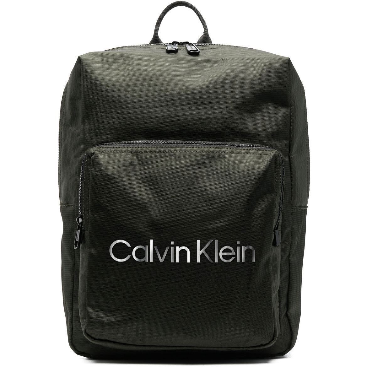 CALVIN KLEIN Kuprinė vyrams, Žalia, MUST T SQUARED CAMPUS BP RTW 1