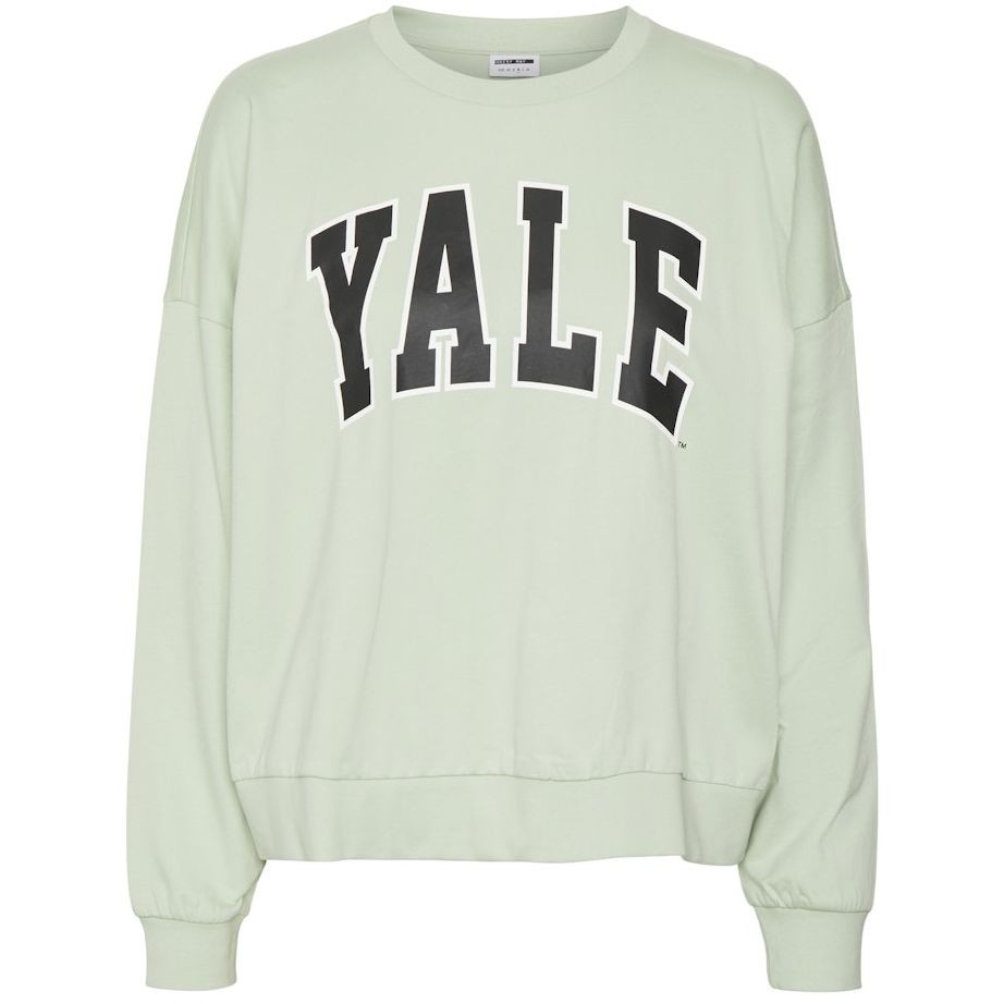 NOISY MAY Megztinis moterims, Žalia, NMARIEL L/S O-NECK LO 1