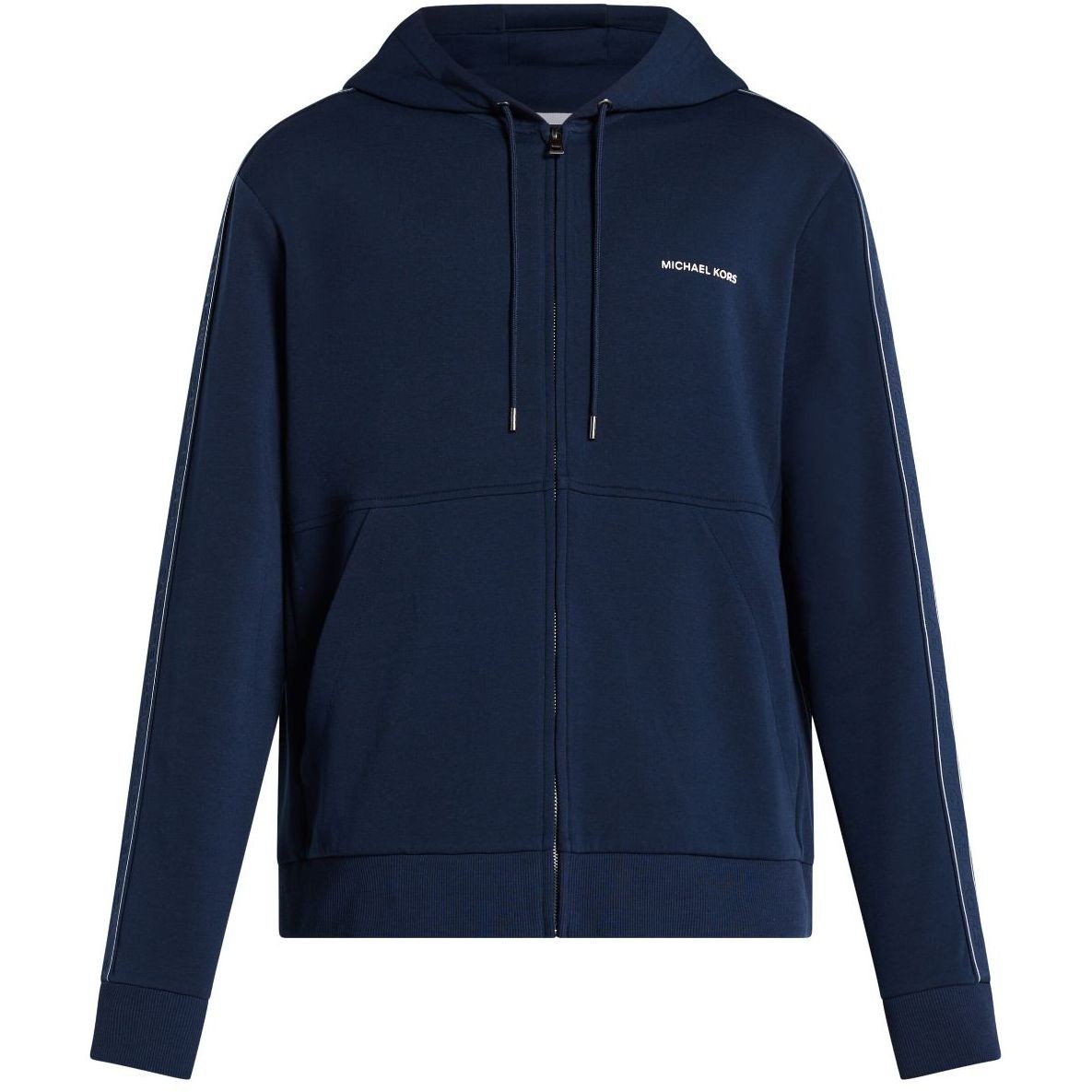 MICHAEL KORS Džemperis vyrams, Mėlyna, Logo tape fz hood