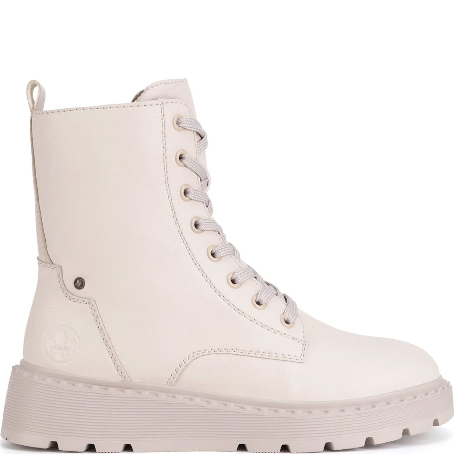 RIEKER Aulinukai moterims, Smėlio, Ladies mid height boots 2