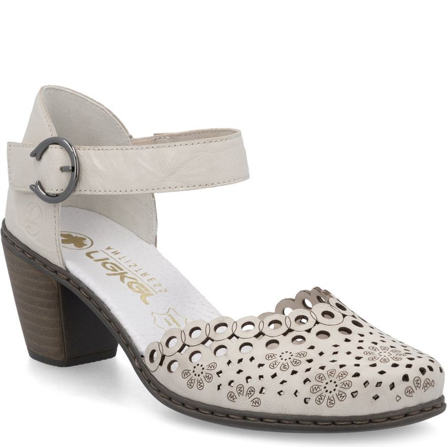 RIEKER Basutės moterims, Smėlio, Sandals 1