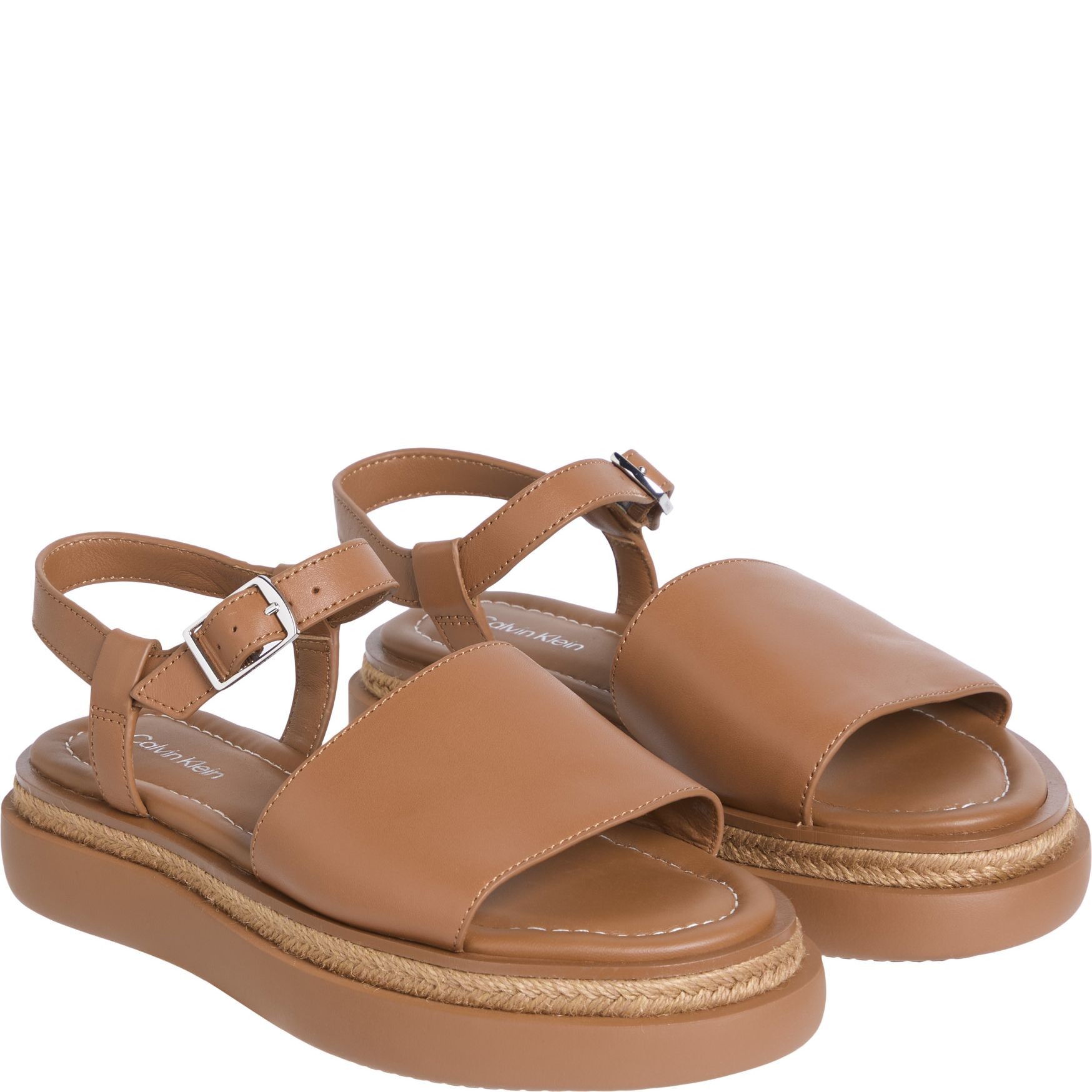 CALVIN KLEIN Basutės moterims, Ruda, Flatform sandal 1