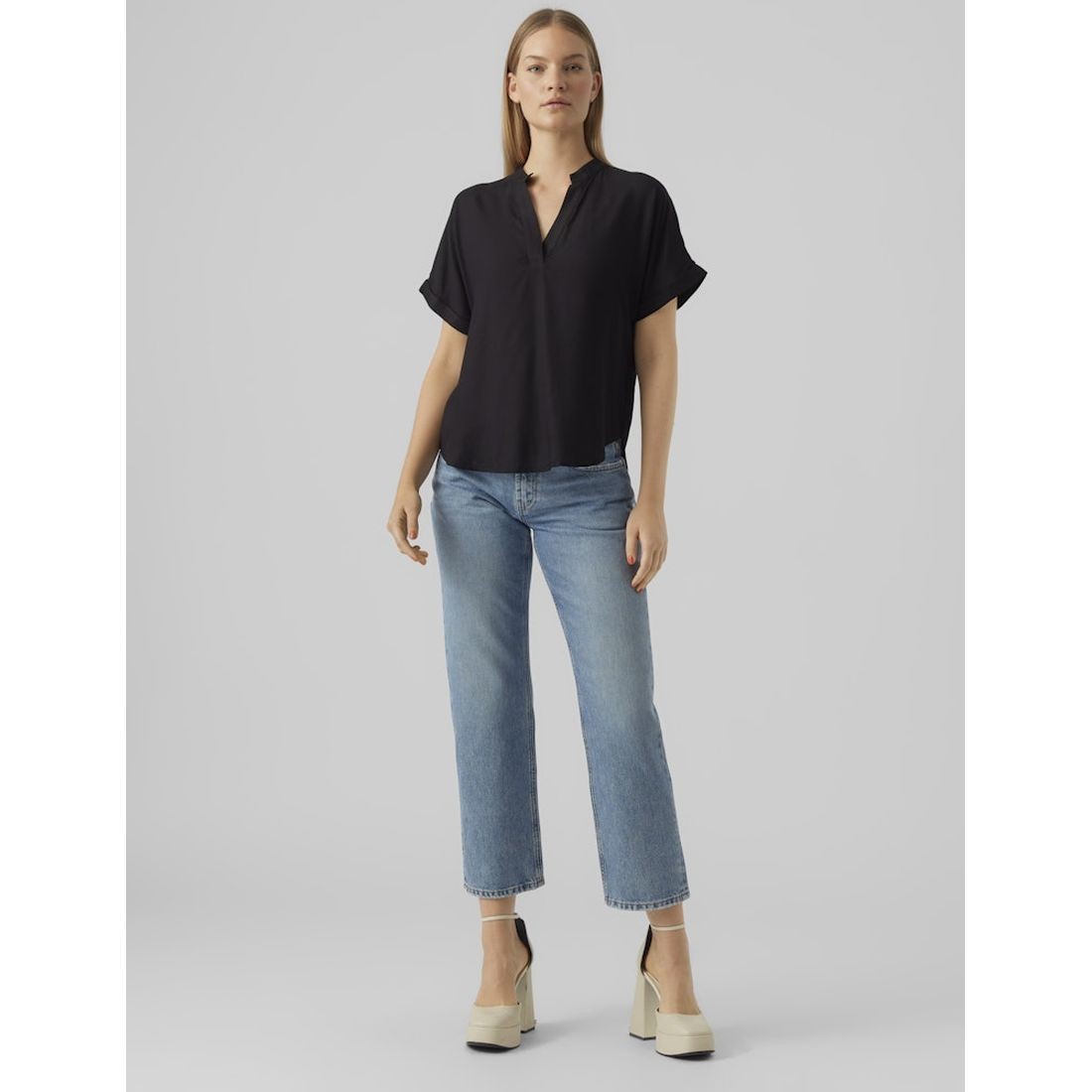 VERO MODA Palaidinės moterims, Juoda, Vmbeauty tops 4
