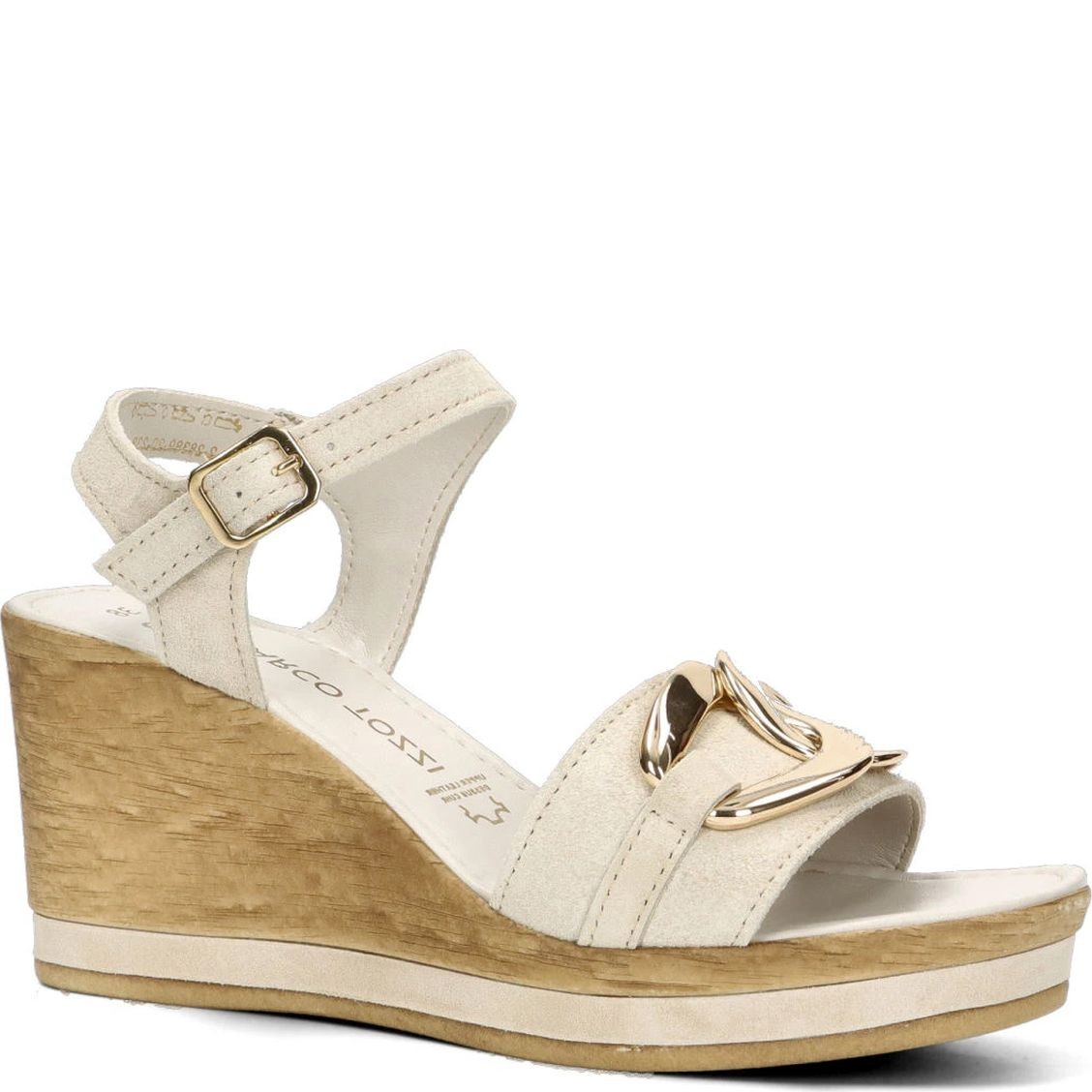 MARCO TOZZI Basutės moterims, Smėlio, SANDALS 1