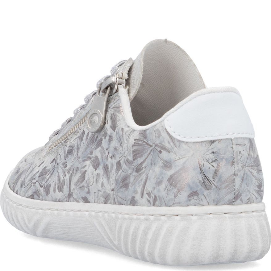 RIEKER Laisvalaikio bateliai moterims, Sidabrinė, Sneakers 4