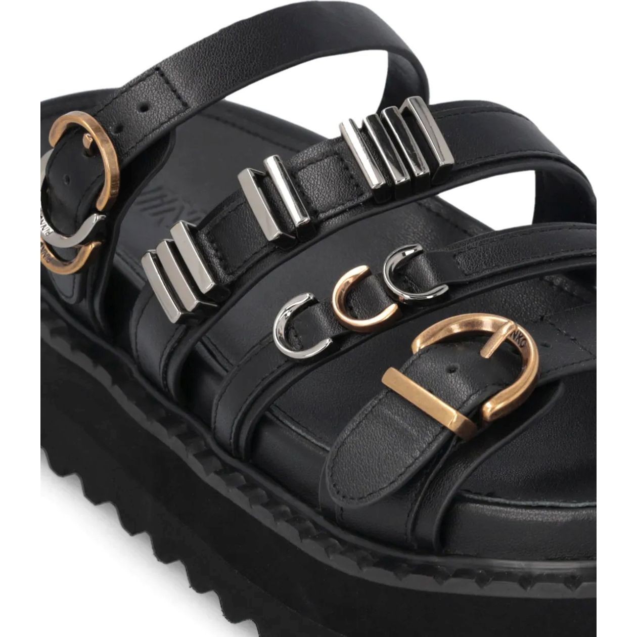 PINKO Basutės moterims, Juoda, Kate 02 - sandal 6