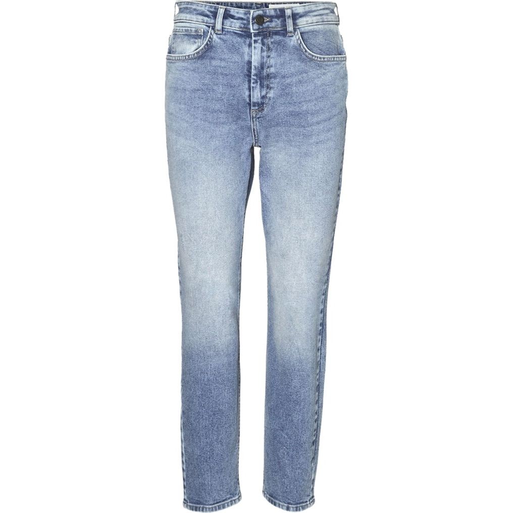 NOISY MAY Tiesūs džinsai moterims, Mėlyna, Nmmoni straight 1