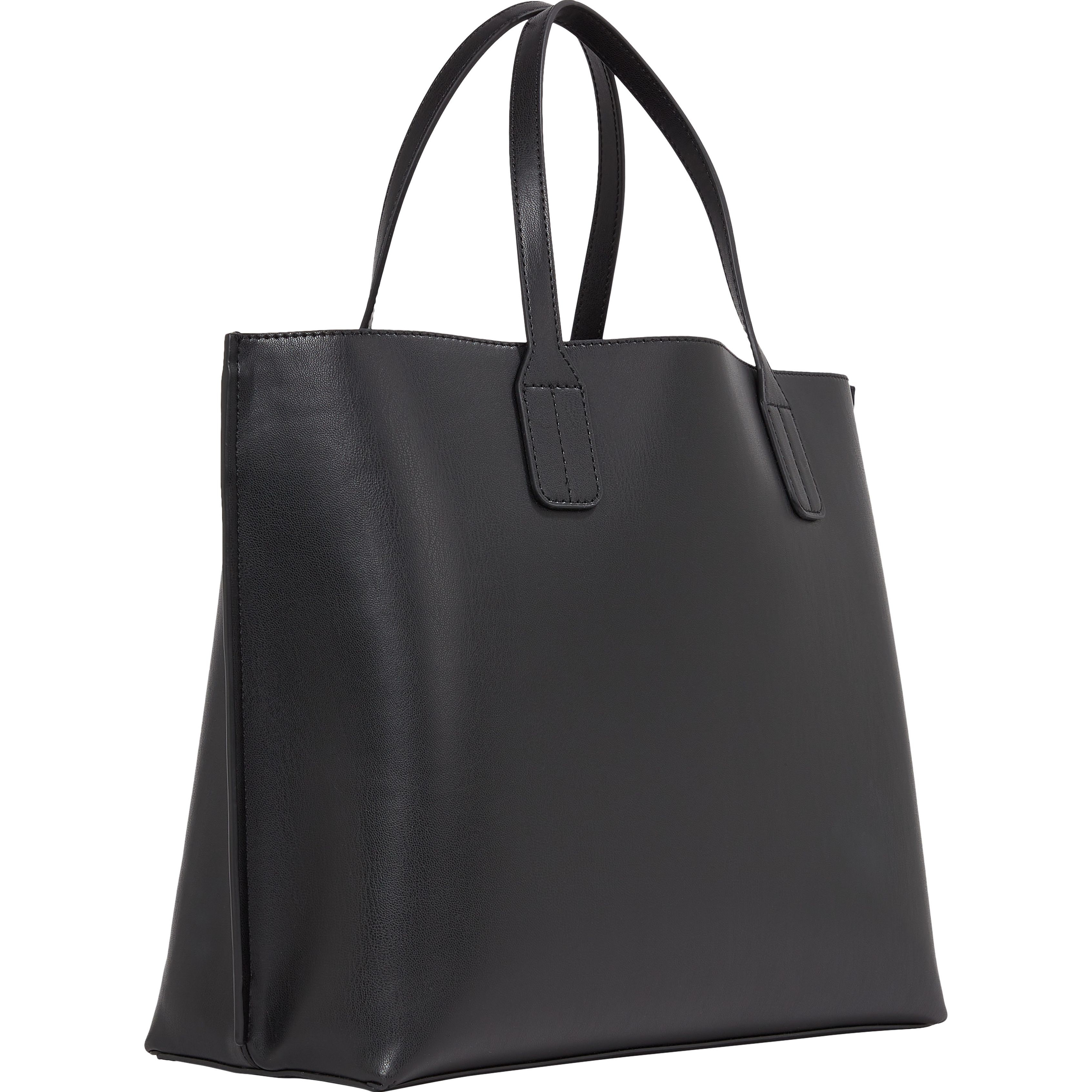 TOMMY HILFIGER Rankinė per petį moterims, Juoda, Distinct satchel 2