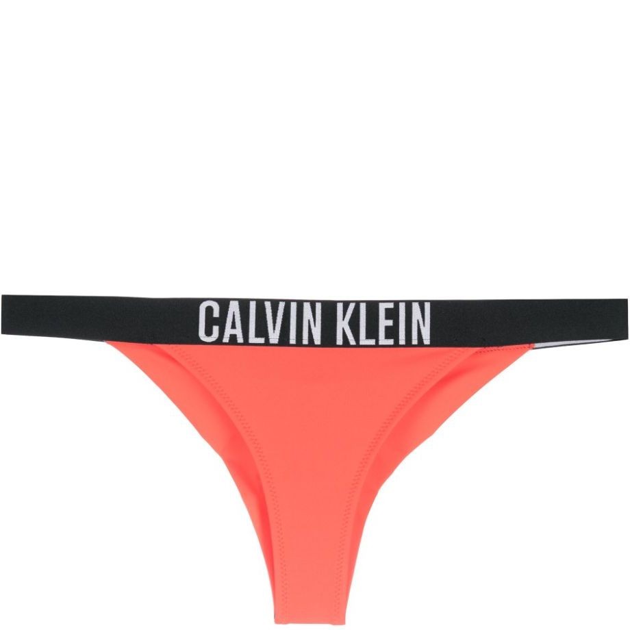 CALVIN KLEIN UW Apatinė kostiumėlio dalis moterims, Oranžinė, Brazilians 1