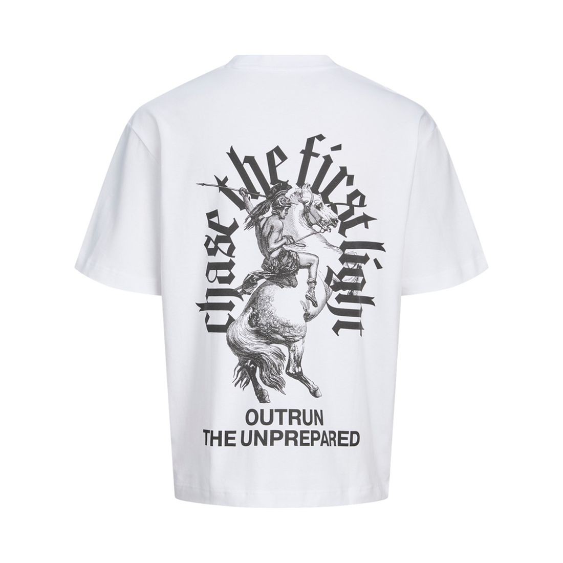 JACK & JONES Marškinėliai vyrams, Balta, Ocnz berlin graphic t-shirt