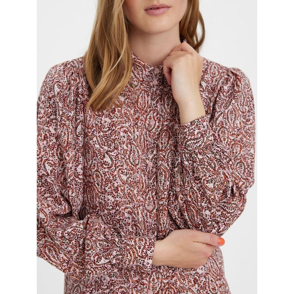 VERO MODA Marškiniai moterims, Rožinė, VMULRIKKE LS SHIRT VM 5