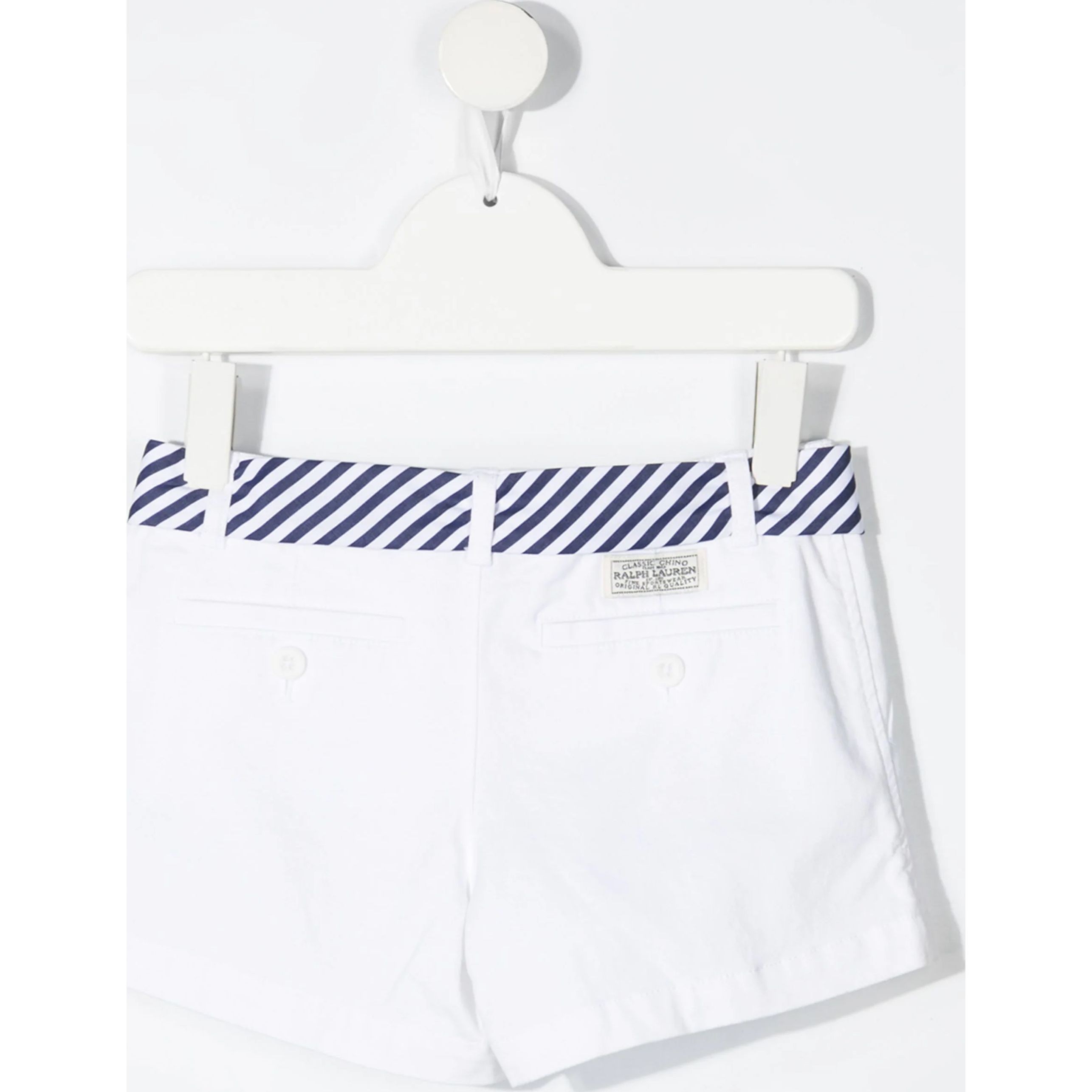 RALPH LAUREN KIDS Šortai mergaitėms, Balta, Solid chino short (7-16) 2