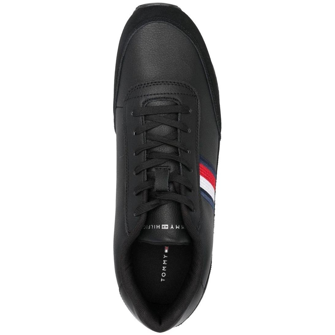 TOMMY HILFIGER Sportiniai bateliai vyrams, Juoda, CORE EVA CORPORATE LEA 4