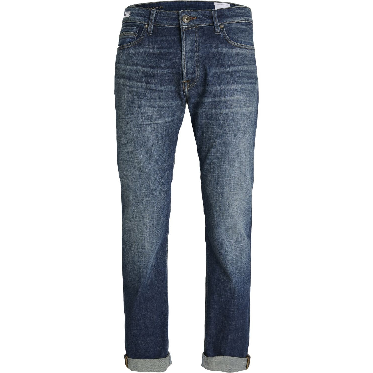 JACK & JONES Tiesūs džinsai vyrams, Mėlyna, džinsai 1