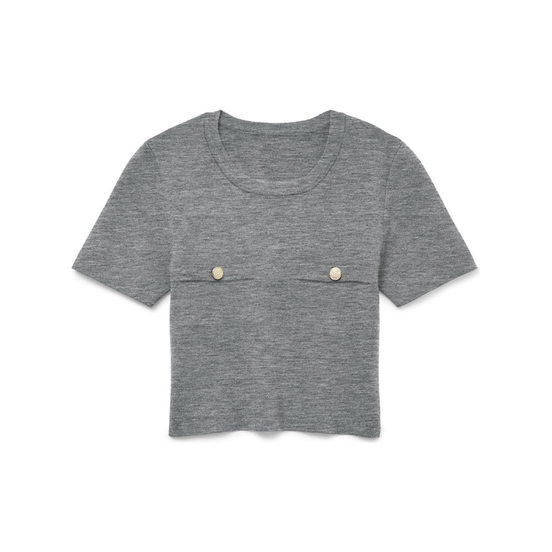 VERO MODA Megzta palaidinė moterims, Gray, Kristin pullover