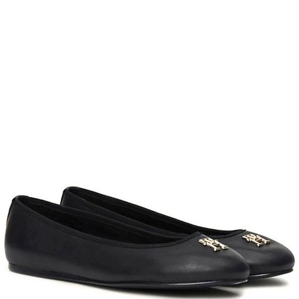 TOMMY HILFIGER Balerinos moterims, Juoda, Ballerina 1