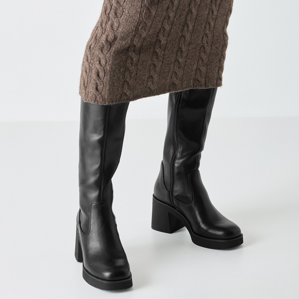 TAMARIS Auliniai moterims, Juoda, Boots 25526-45 6