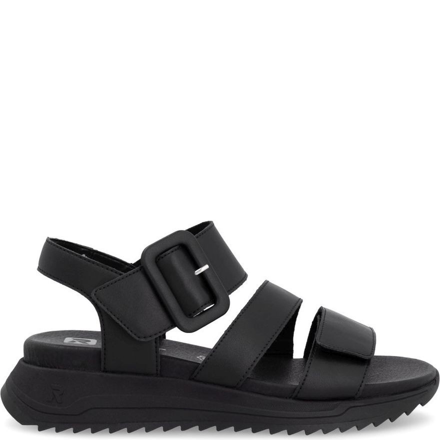 RIEKER Basutės moterims, Juoda, Sandals 2