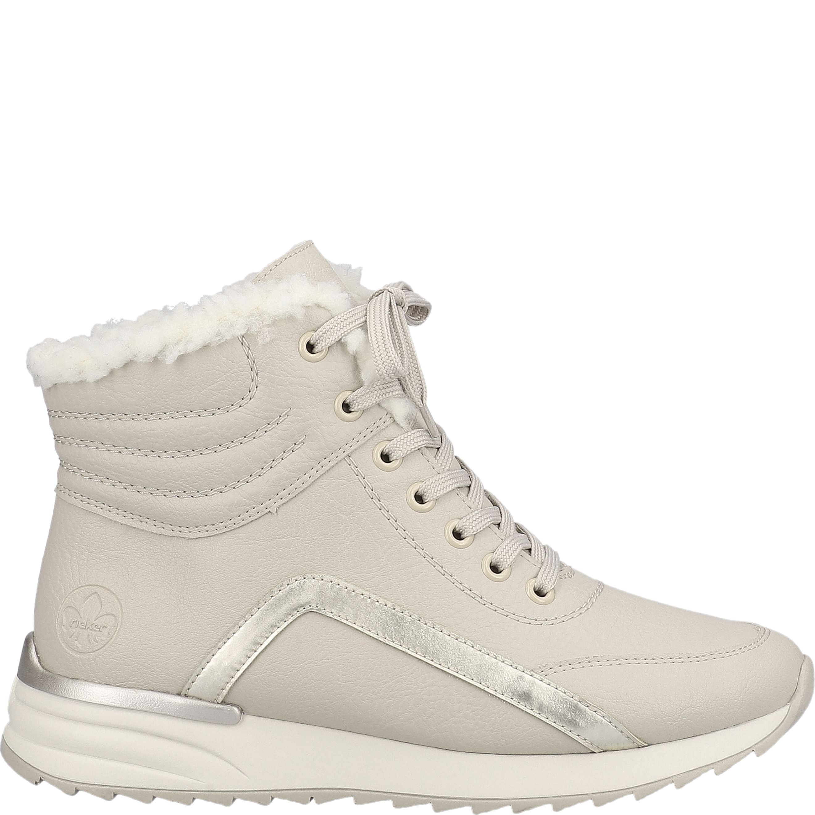 RIEKER Aulinukai moterims, Smėlio, Ladies mid height boots 3