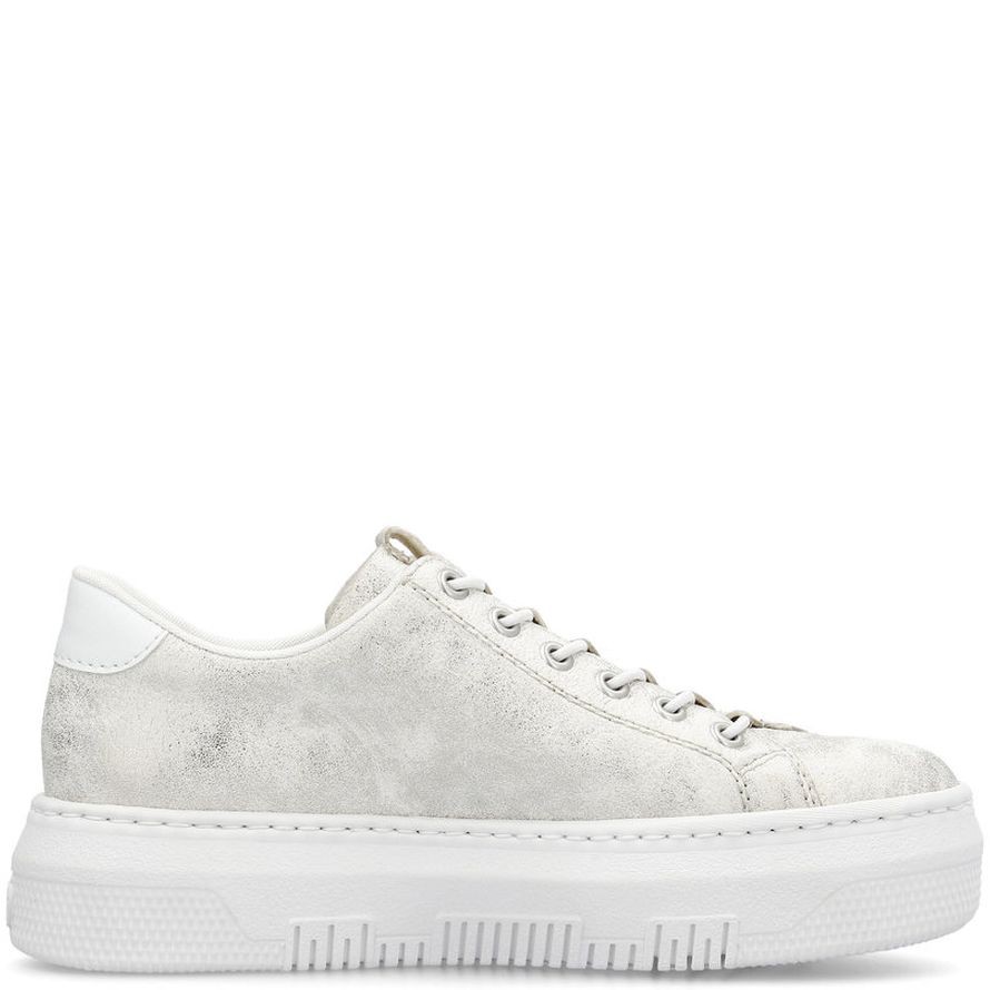 RIEKER Laisvalaikio bateliai moterims, Balta, LEISURE 7