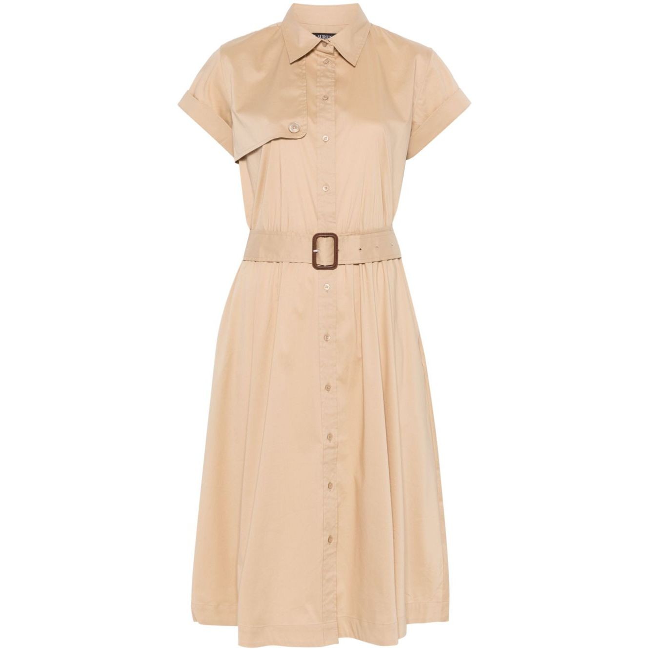 LAUREN RALPH LAUREN Mini suknelė moterims, Kūno, Indray short sleeve day dress 1